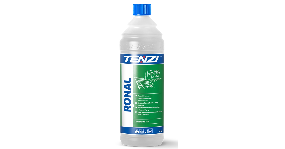 RONAL, 1 L TENZI Засіб для очищення кам'яних підлог і плитки купити — Tenzi