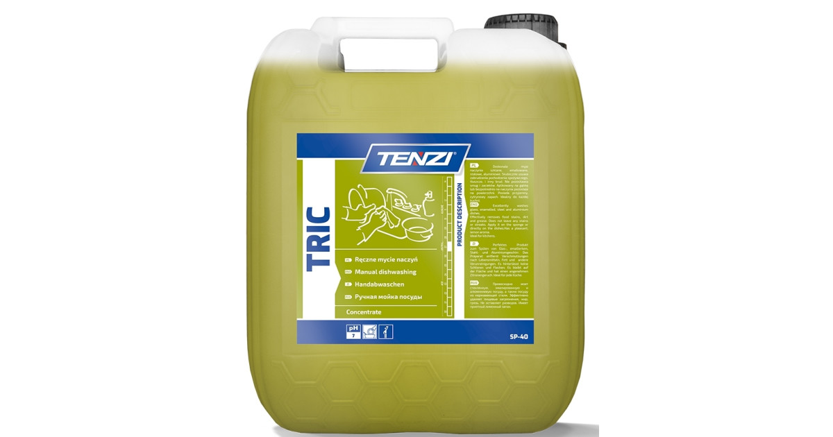 TRIC, 5L TENZI Рідина для ручного миття посуду купити — Tenzi