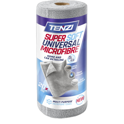 Ultra Soft Microfibre Roll GRAY 35x35cm 20 pc 