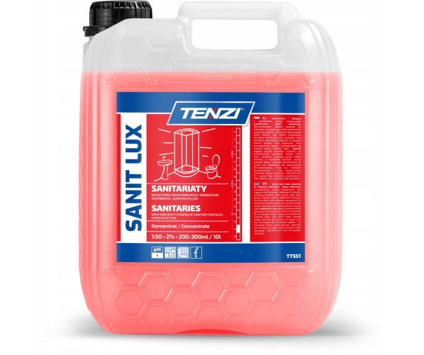 Кислотний засіб для глибокого очищення від нальоту та іржі SANIT LUX 5L